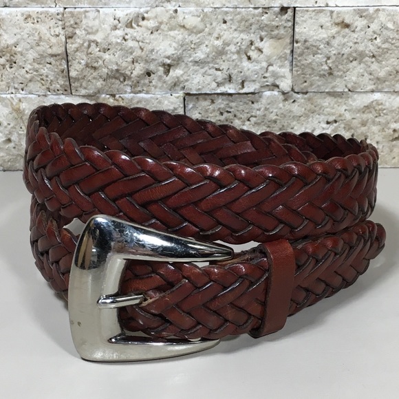 The Limited Belt S M Leather Braided Brown - Picture 7 of 7
